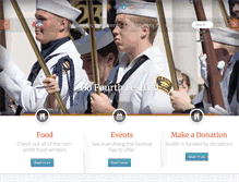 Tablet Screenshot of gofourthfestival.org